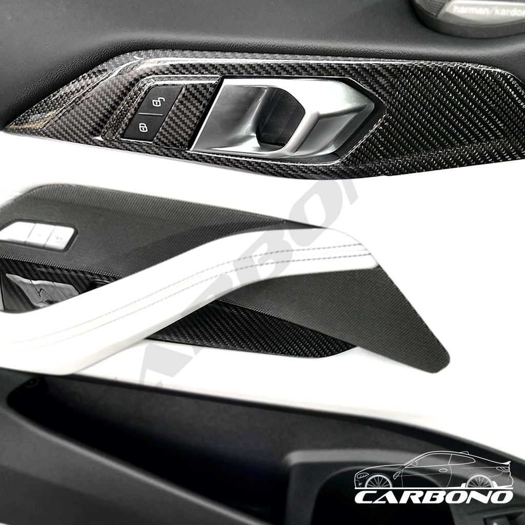 Tür Bedienelemente Abdeckungen Carbon 4 Teile - BMW 4er M4 (G22, G82)