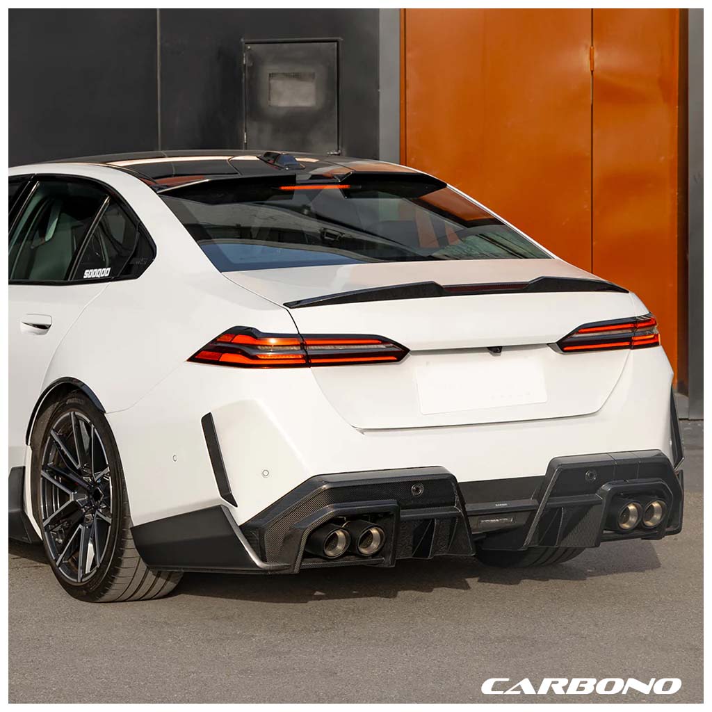 Heckdiffusor SOOQOO Type-B (6-teiliges Set) Dry Carbon – passend für BMW M5 G90 / G99