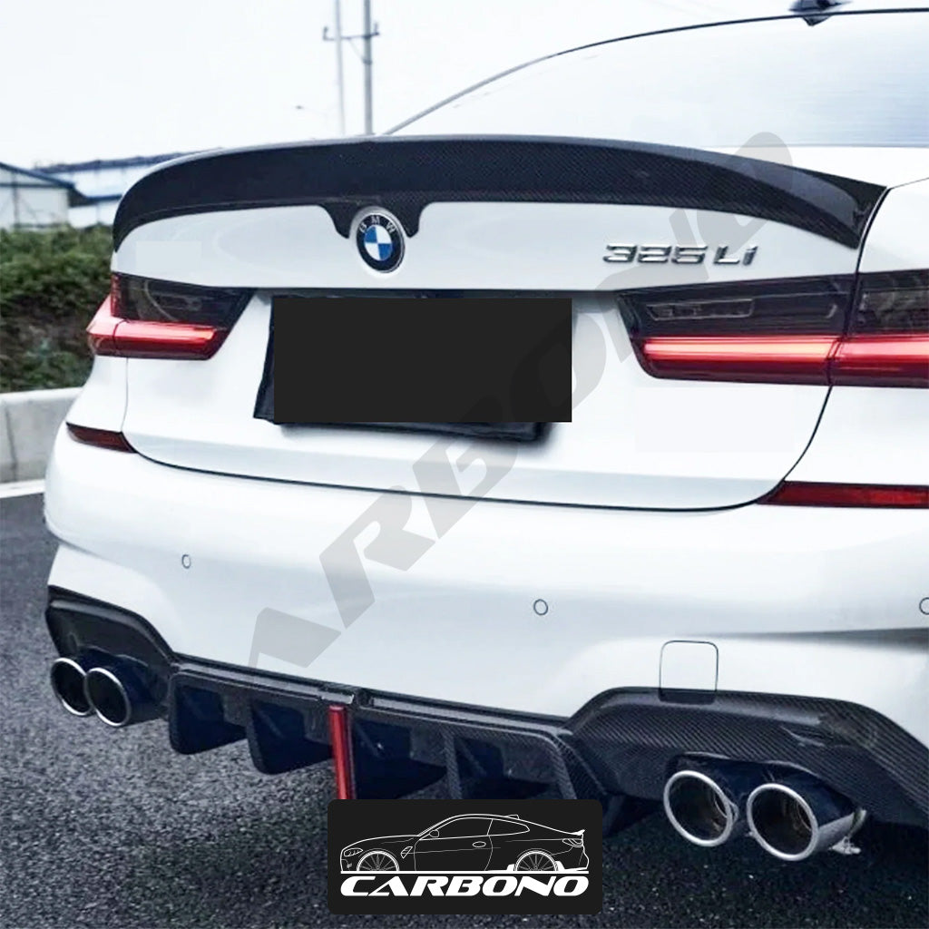 Heck Spoiler Kofferraum V1 Style Dry Carbon - BMW 3er G20 4er G22 M3 G80 M4 G82