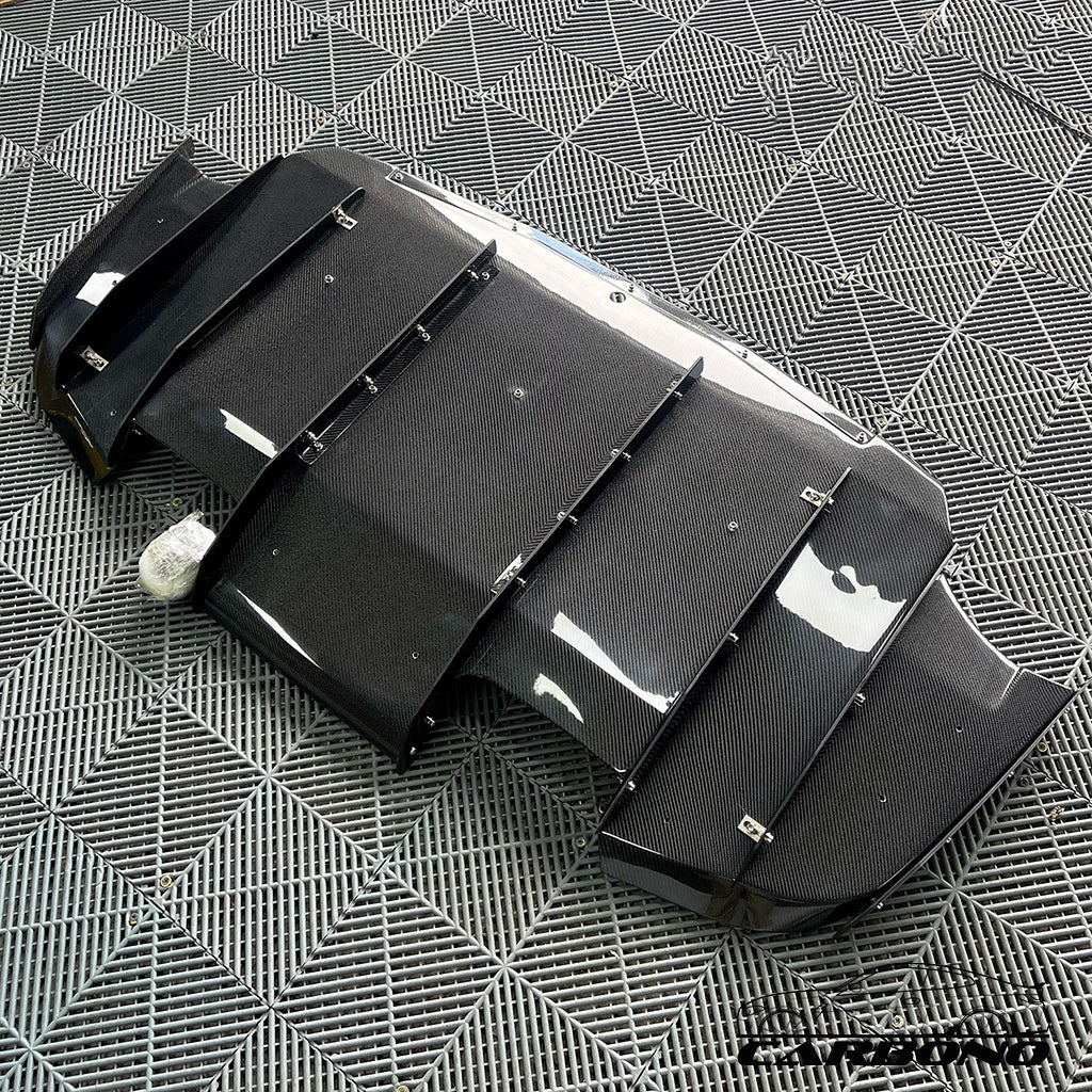 Diffuser Erweiterung Unterfahrschutz Carbon - passend für BMW M3 F80 M4 F82 F83