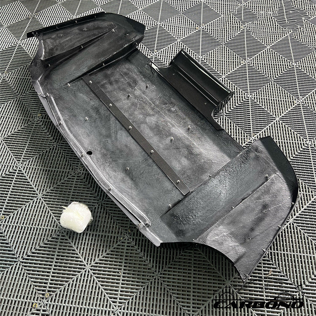 Diffuser Erweiterung Unterfahrschutz Carbon - passend für BMW M3 F80 M4 F82 F83