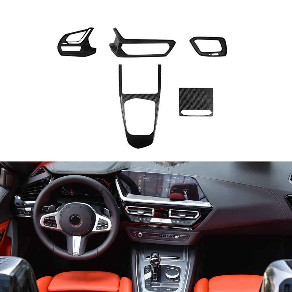 Interieur Set aus Dry Carbon 5-teilig - passend für BMW Z4 G29 ab Bj. 2019