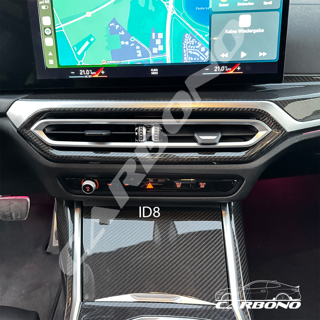 Carbon Interior Zierleiste Lüftung Mittelkonsole - BMW M2 M3 M4 LCI ID8 (G80, G81, G82, G83, G87)