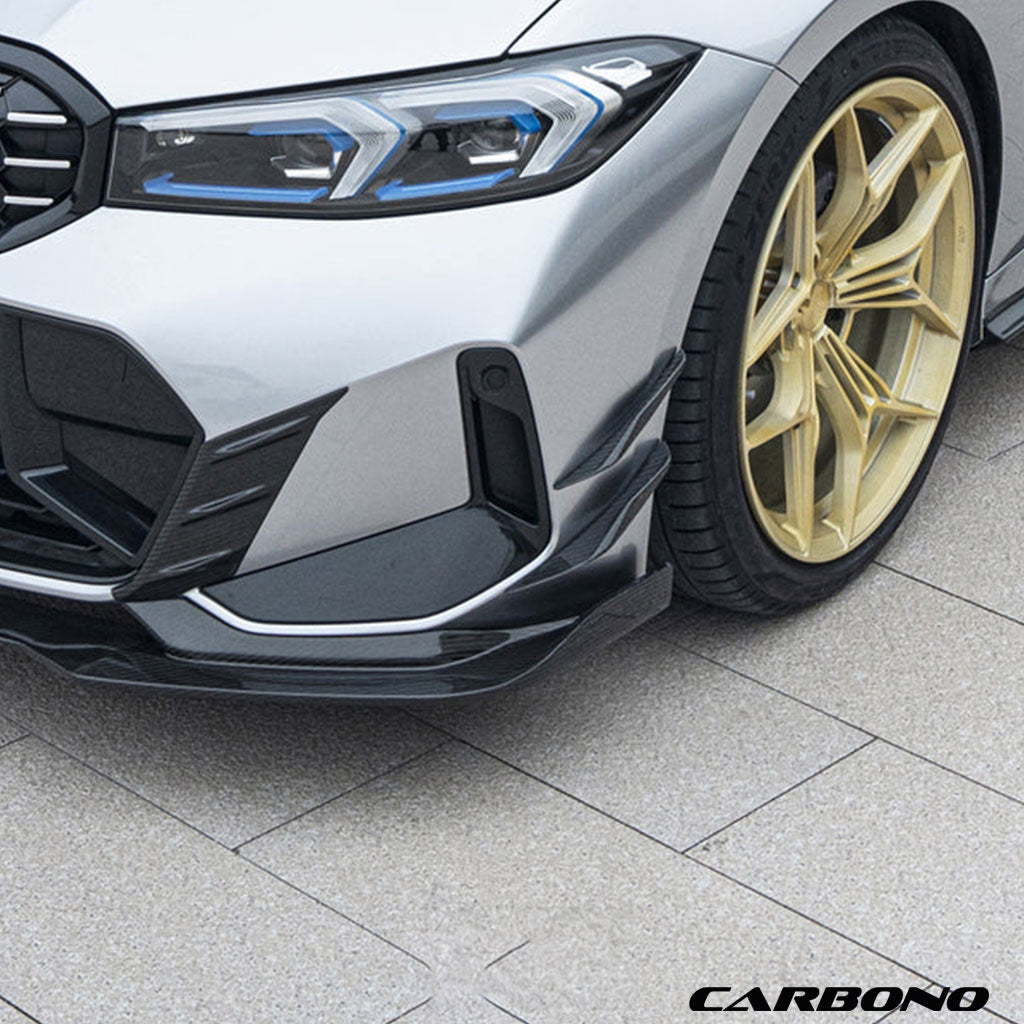 Canards CB EVO-V1 aus Dry Carbon - passend für BMW 3er G20, G21 LCI mit M-Paket