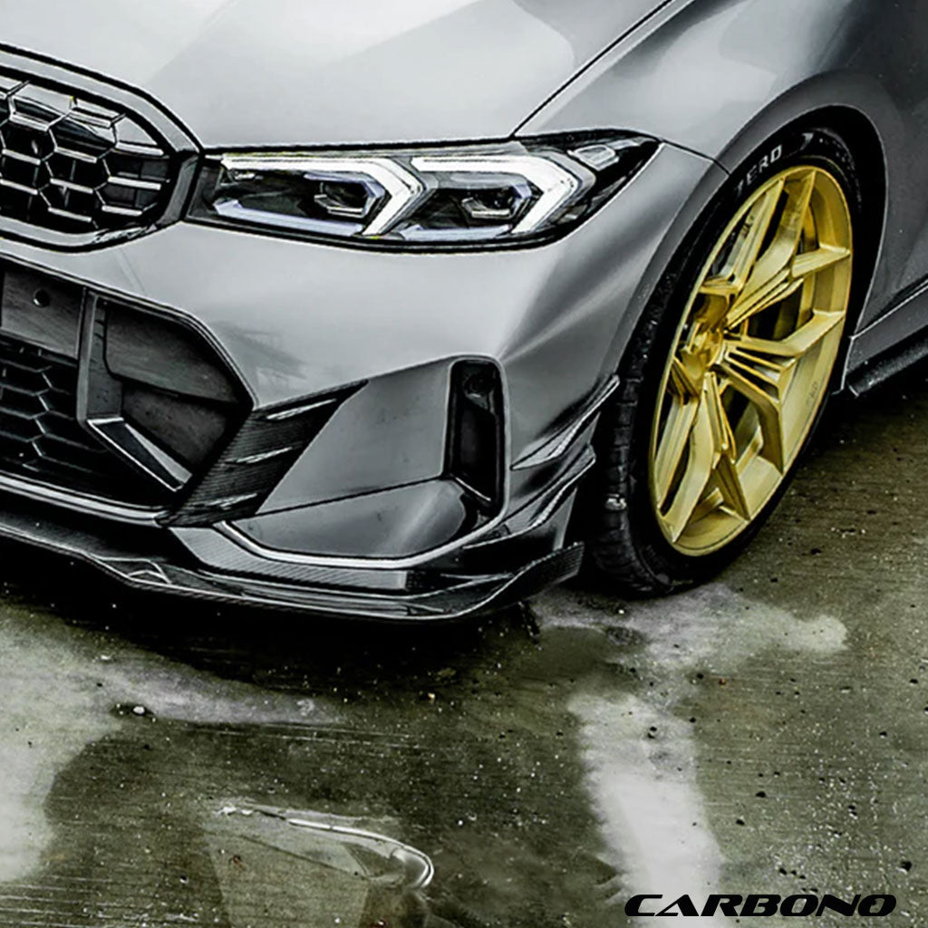 Canards CB EVO-V1 aus Dry Carbon - passend für BMW 3er G20, G21 LCI mit M-Paket