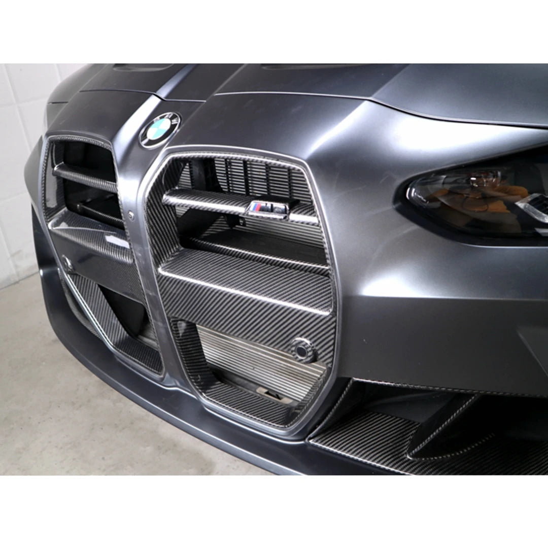 Dry Carbon Frontschürze hintere Grillblende passend für BMW M3 G80 G81 M4 G82 G83