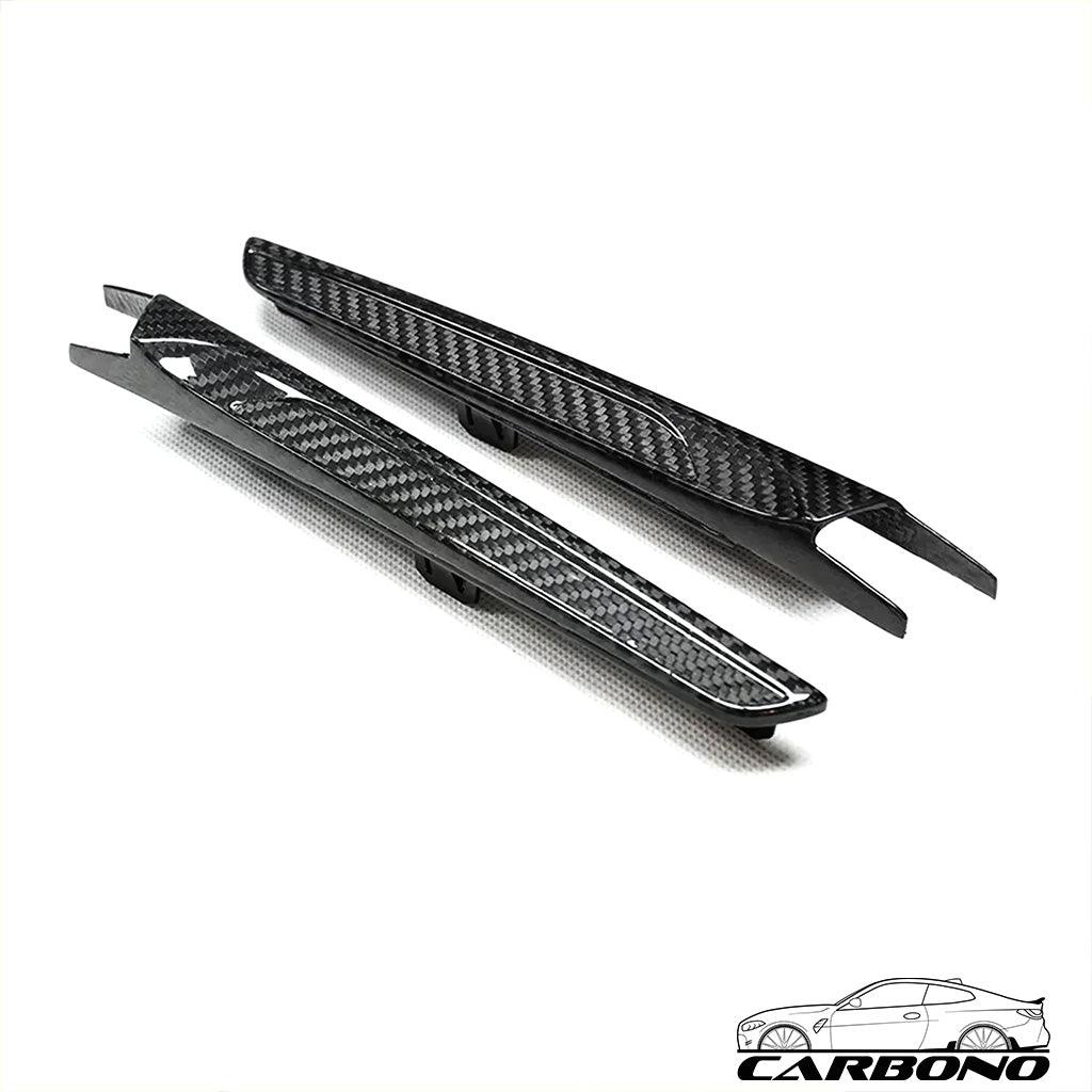 Zierblende Kotflügel Aufsatz Carbon - passend für BMW M3 F80 M4 F82 F83
