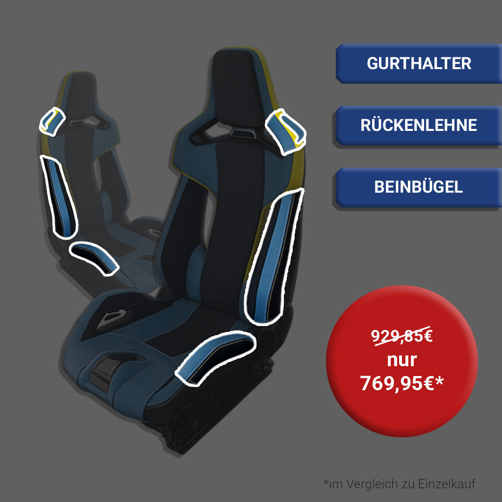Lederschoner Komplettpaket Coupé - passend für M2, M4 (G87, G82, G83)