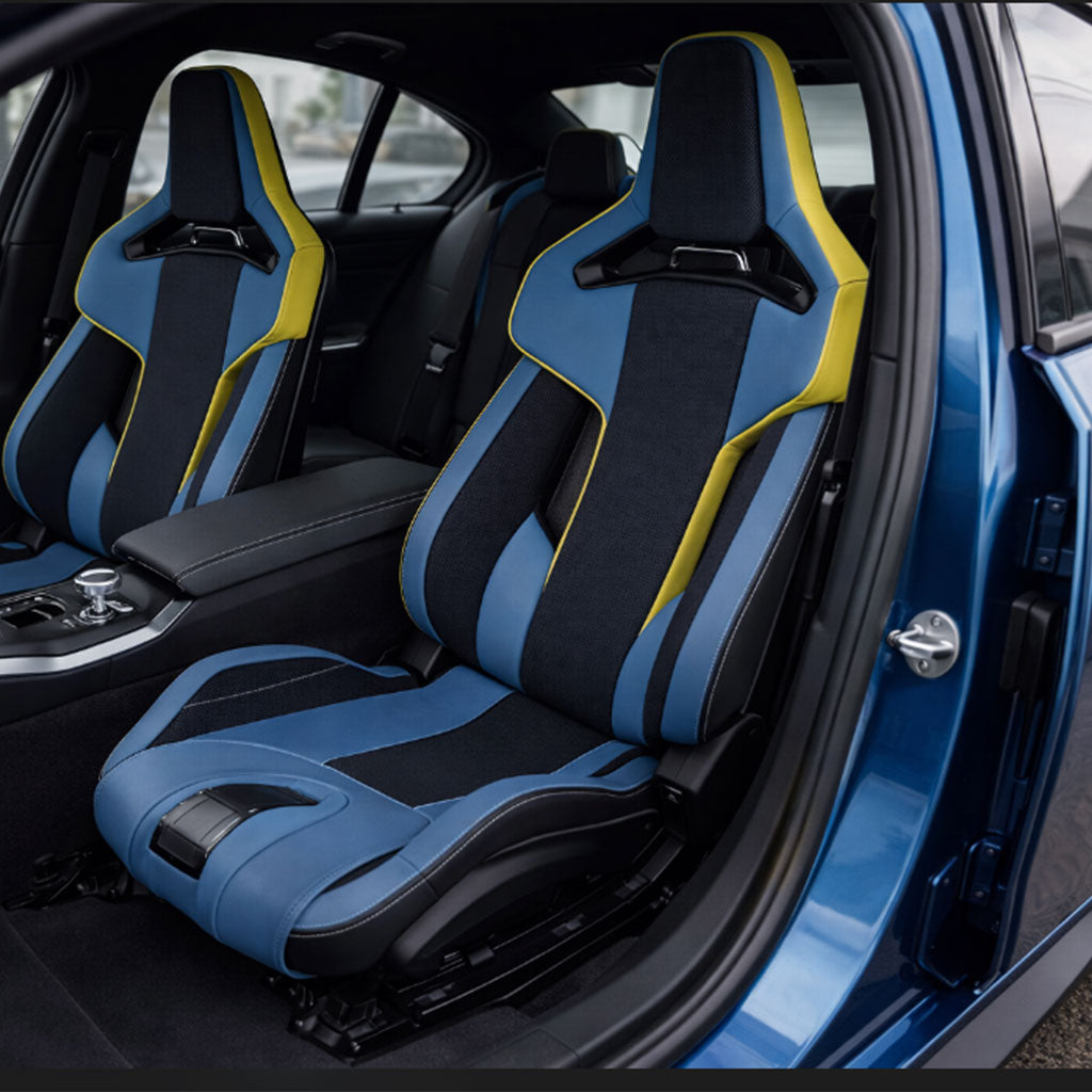 Carbono Lederschoner Basic-Paket - passend für BMW M Carbonsitze