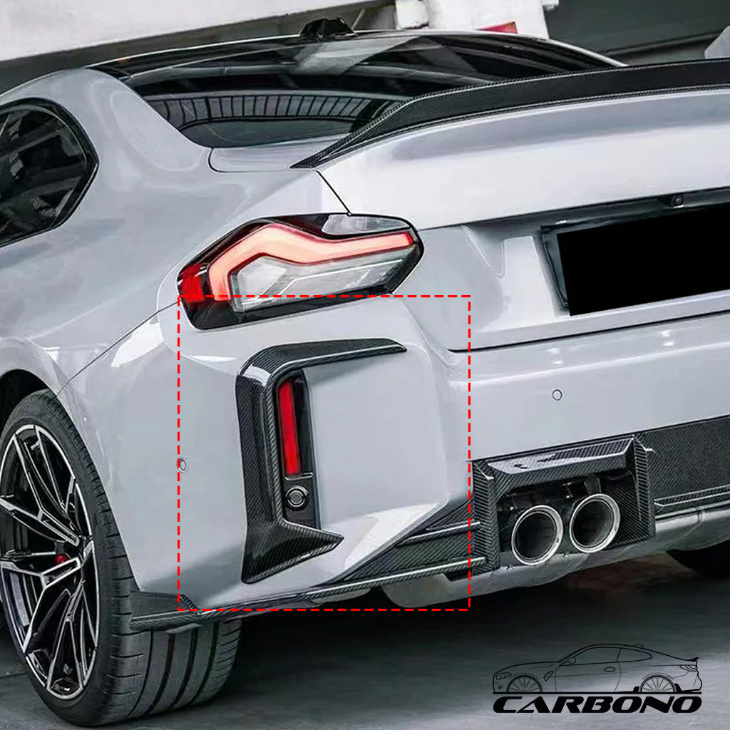 Zierleisten Heck Dry Carbon - passend für BMW G87