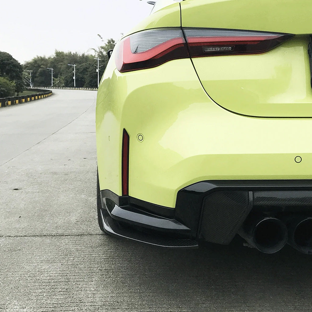 Heckschürze Side Splitter EVO-R4 aus Dry Carbon - passend für BMW M3 G80 G81 M4 G82 G83