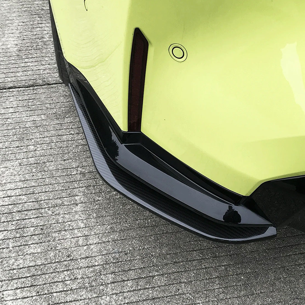 Heckschürze Side Splitter EVO-R4 aus Dry Carbon - passend für BMW M3 G80 G81 M4 G82 G83