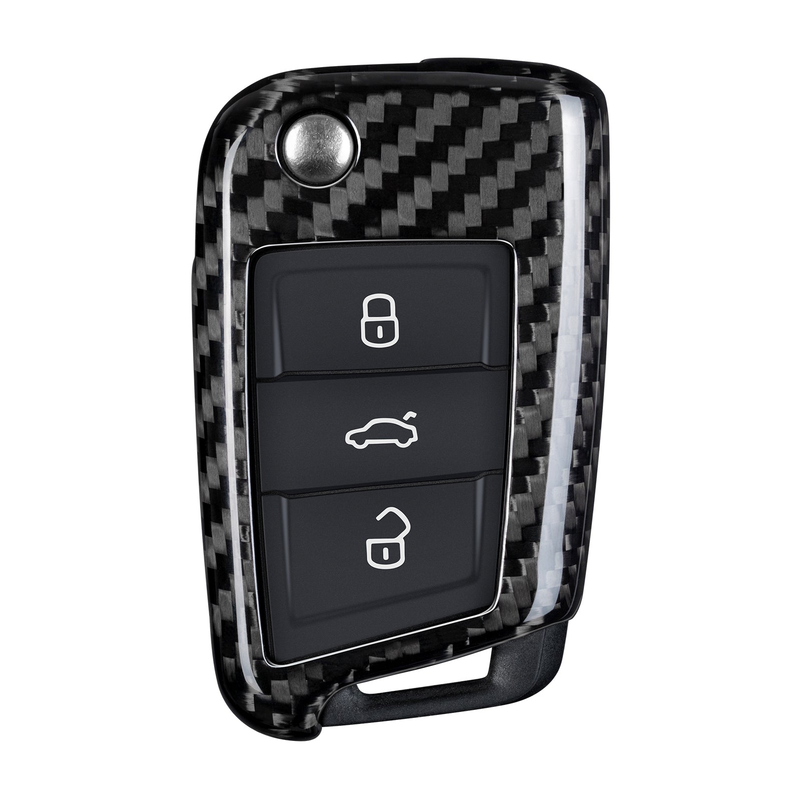 Autoschlüssel Hülle aus Carbon - passend für Golf 7 und viele weitere aktuelle Modelle