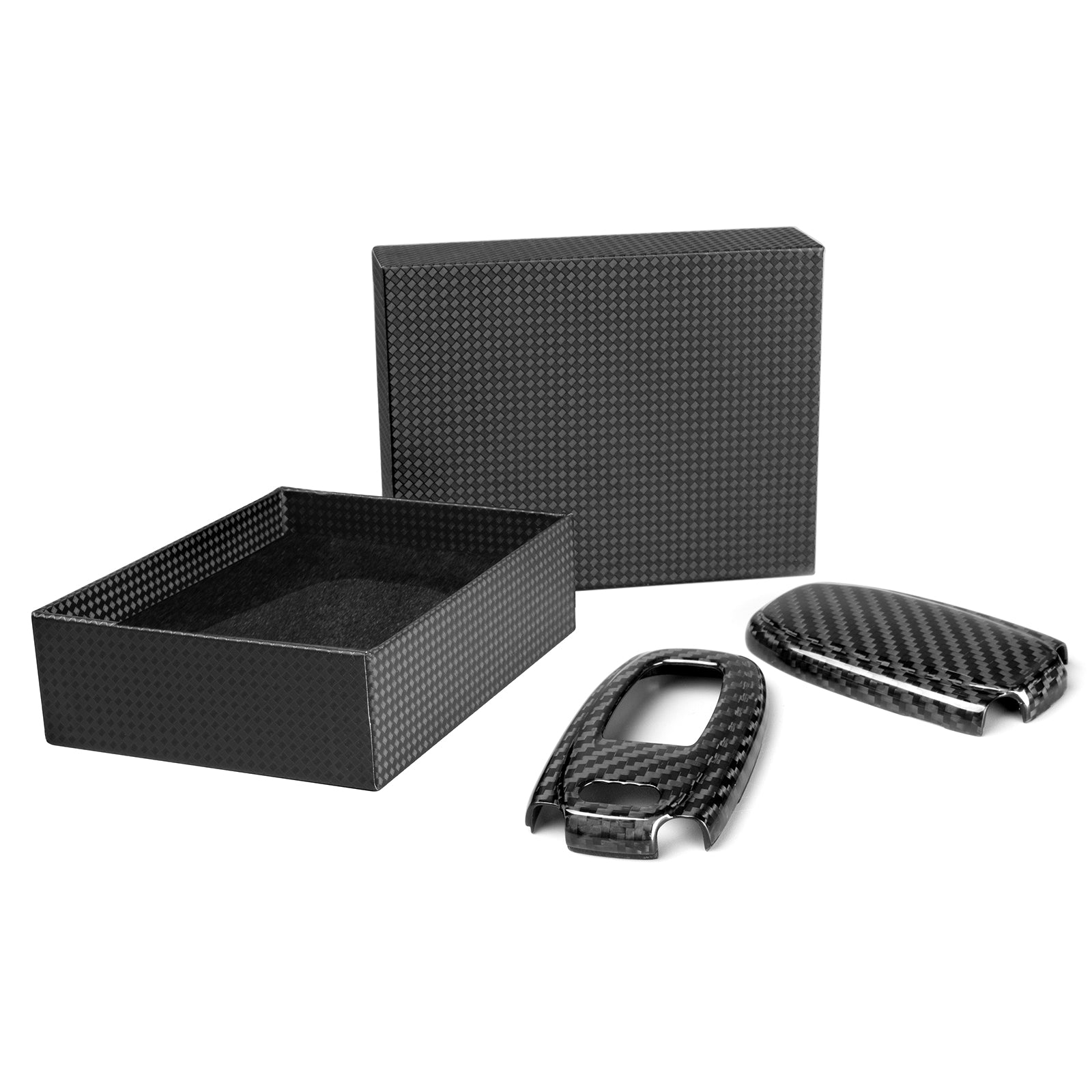 Autoschlüssel Hülle aus Carbon - passend für Audi A4, A5, A6, A7, S5