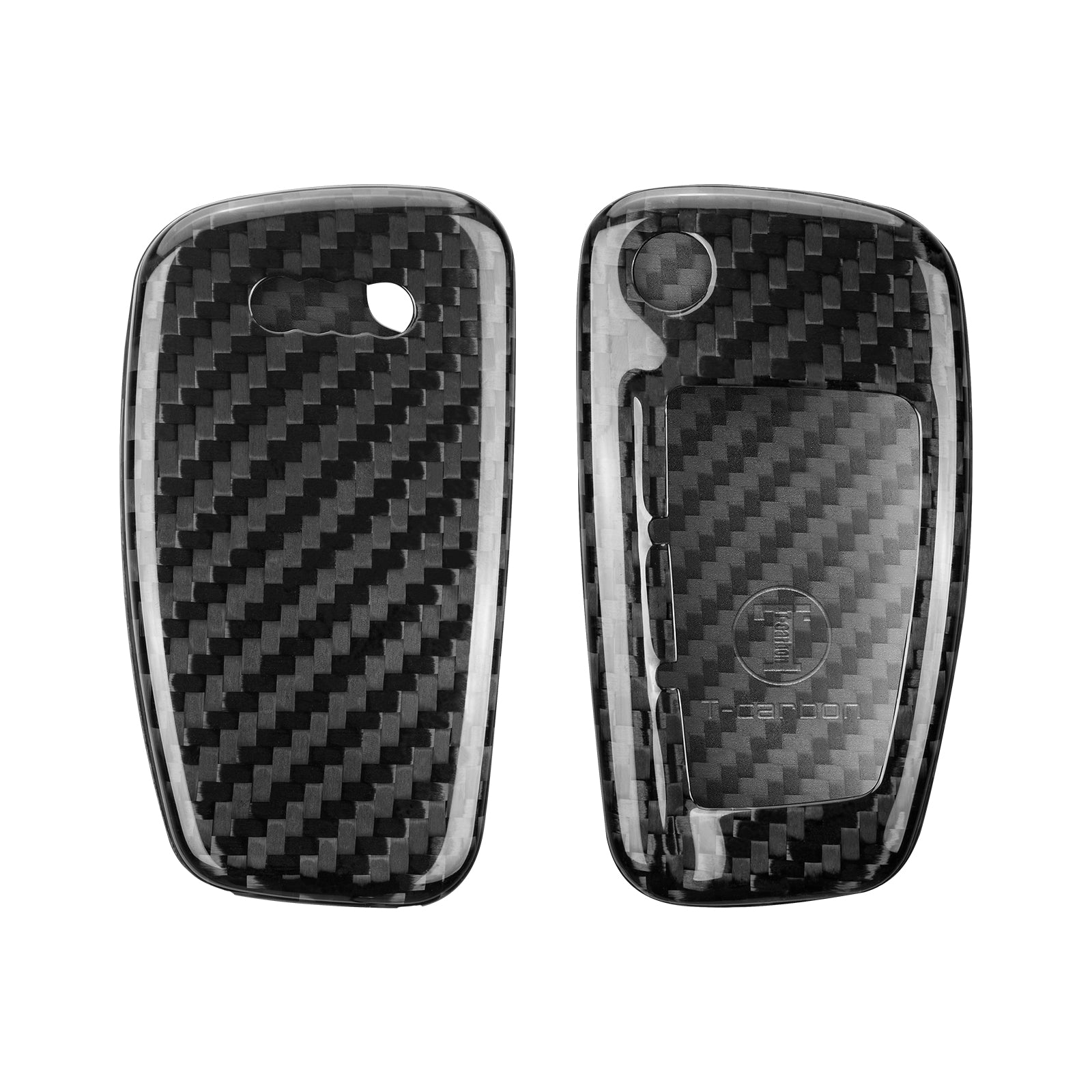 Autoschlüssel Hülle aus Carbon - passend für Audi Klappschlüssel (A3, Q3, TT)