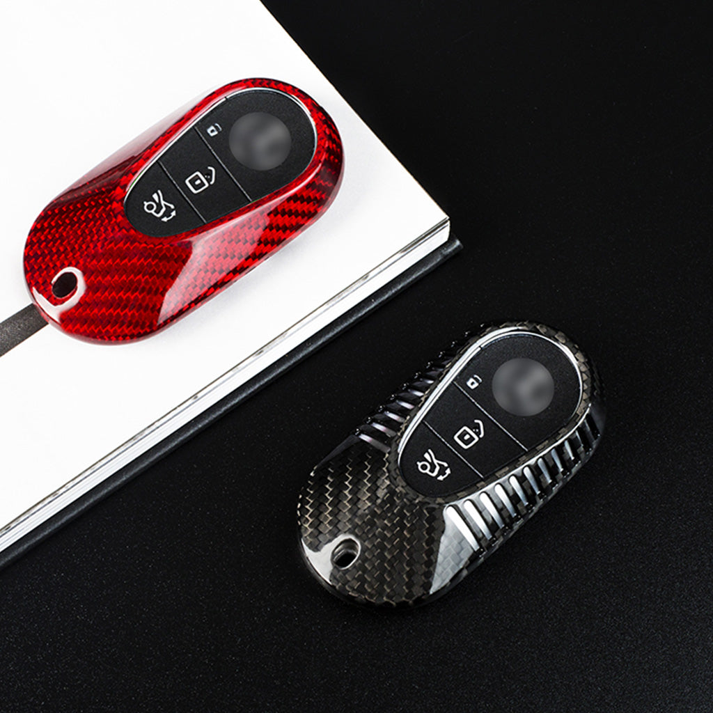 Autoschlüssel Hülle aus Carbon - passend für Mercedes-Benz C-, S-Klasse