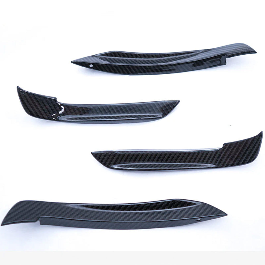 Canards EVO-KB aus Dry Carbon - passend für Audi A6, S6 C8 ab 2019 (mit S-Line Exterieur Paket)