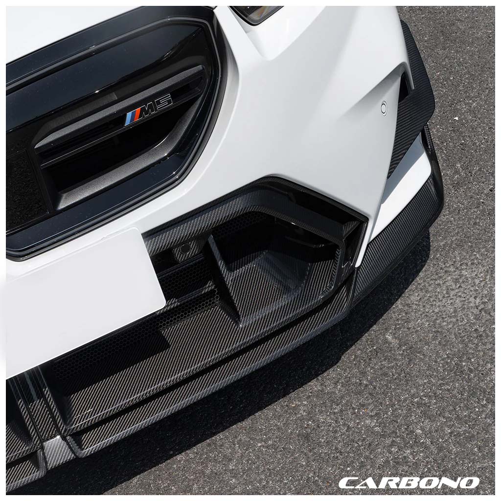 SOOQOO Center Trim – Mittelstück Frontstoßstange aus Dry Carbon – BMW M5 G90 / G99