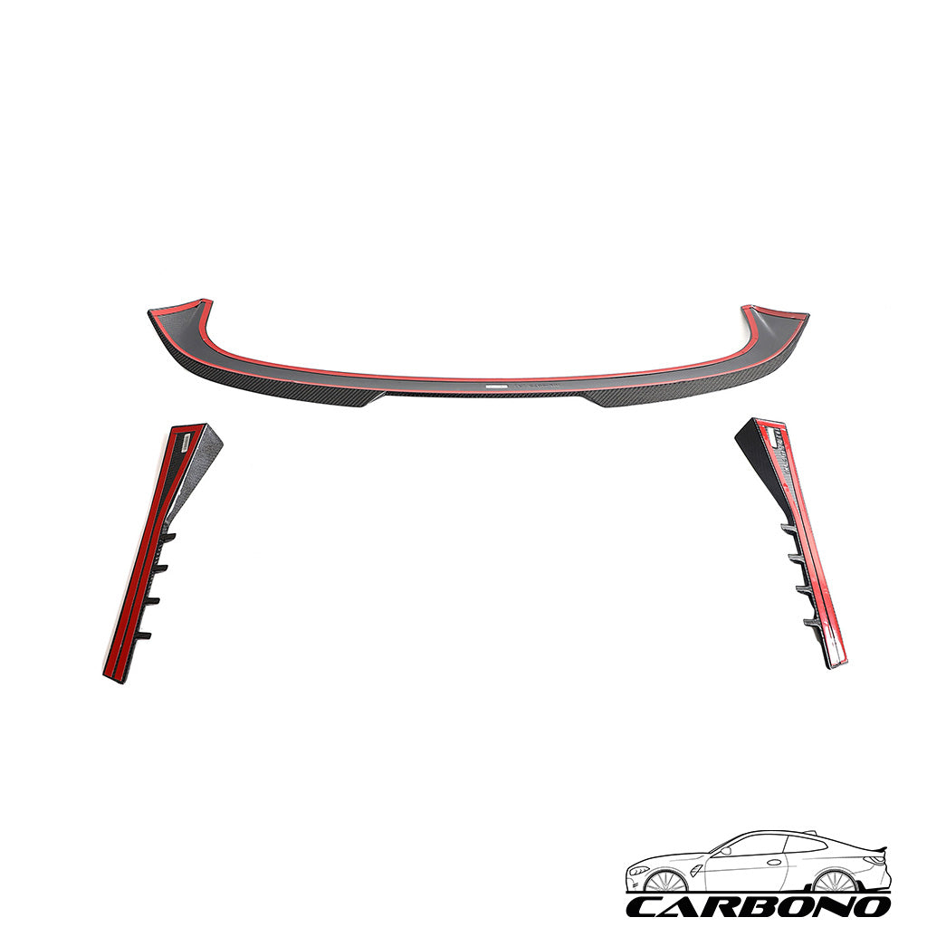 Dachkanten Spoiler inkl. seitliche Scheibenaufsätze in Carbon - BMW M3 Touring (G81), 3er (G21)