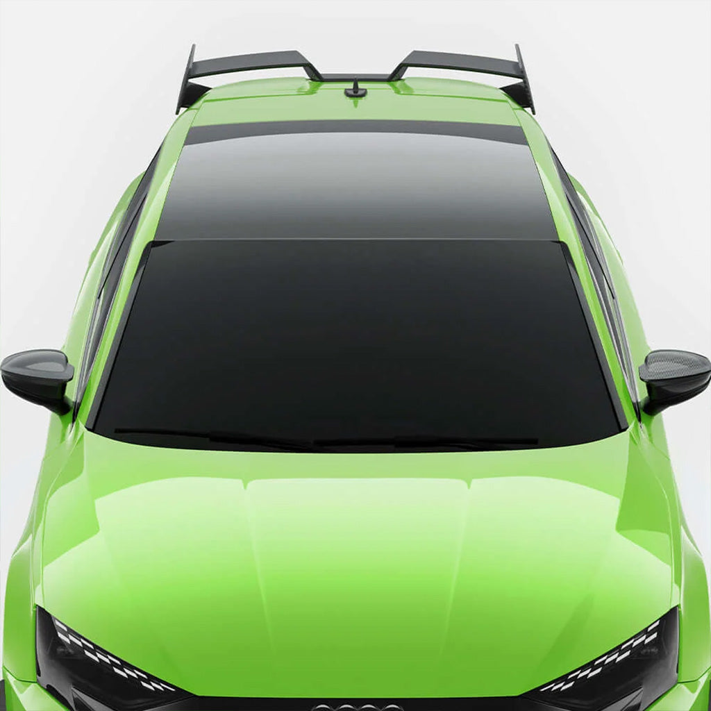 Dachkantenspoiler EVO-SQ-A aus Dry Carbon - passend für Audi A3, S3, RS3 8Y