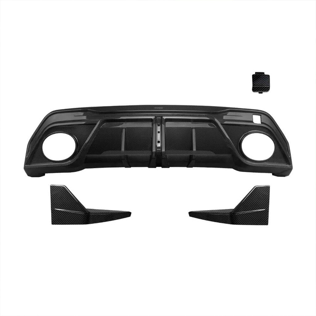 Diffusor EVO-SQ-A 4-teilig aus Dry Carbon - passend für Audi RS3 8Y