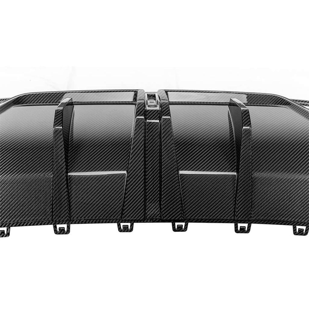Diffusor EVO-SQ-A 4-teilig aus Dry Carbon - passend für Audi RS3 8Y