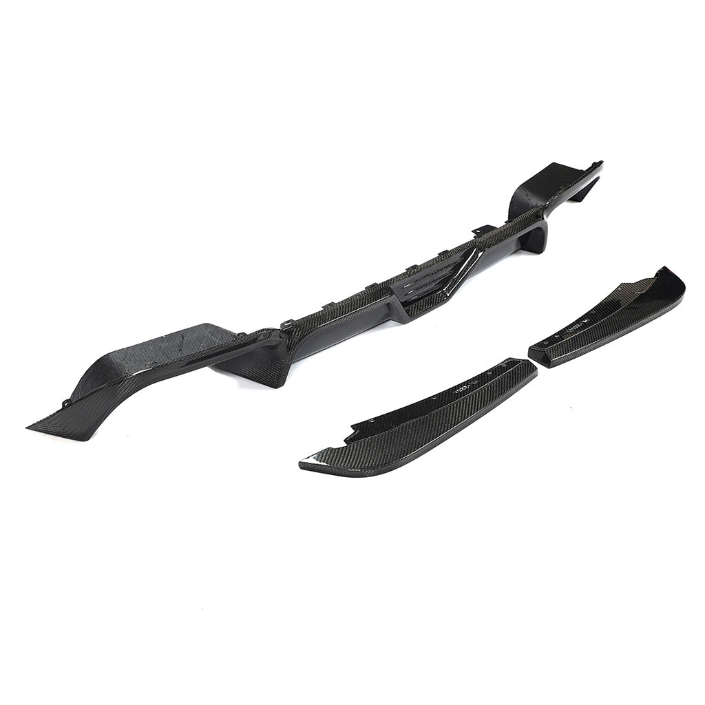 Diffusor EVO-JC 3-teilig aus Wet Carbon - passend für BMW X3M F97 (Bj. 19-21)