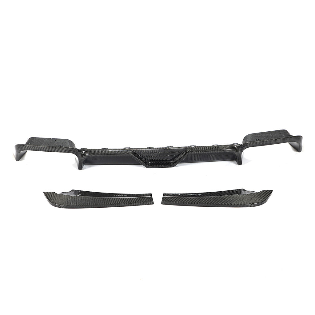 Diffusor EVO-JC 3-teilig aus Wet Carbon - passend für BMW X3M F97 (Bj. 19-21)