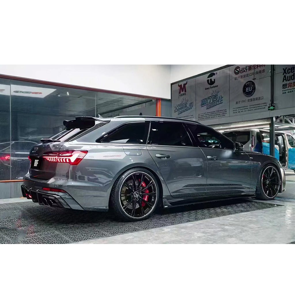 Diffusor EVO-KB aus Dry Carbon - passend für Audi A6 / S6 mit S-Line Exterieur Paket