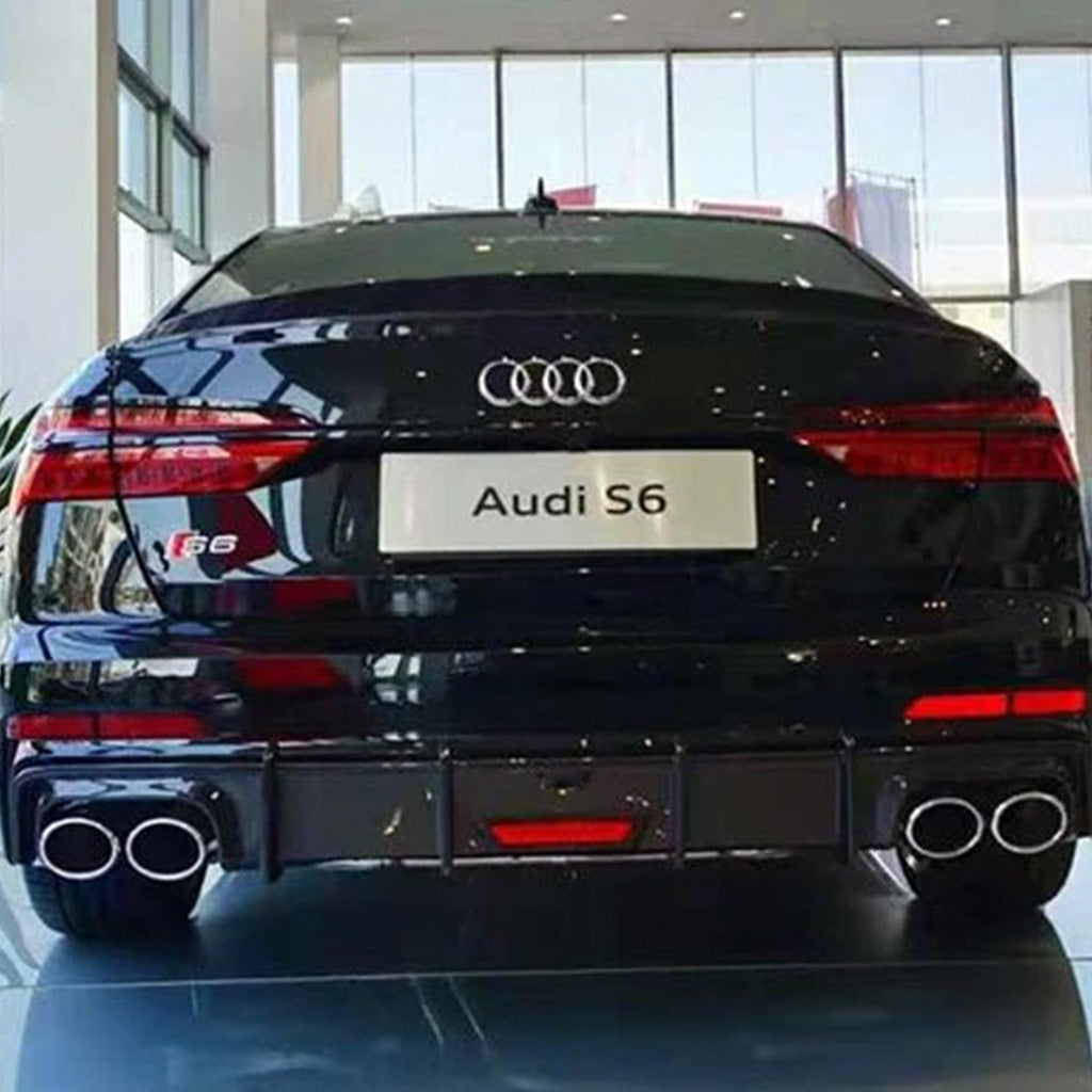 Diffusor EVO-KB aus Dry Carbon - passend für Audi A6 / S6 mit S-Line Exterieur Paket