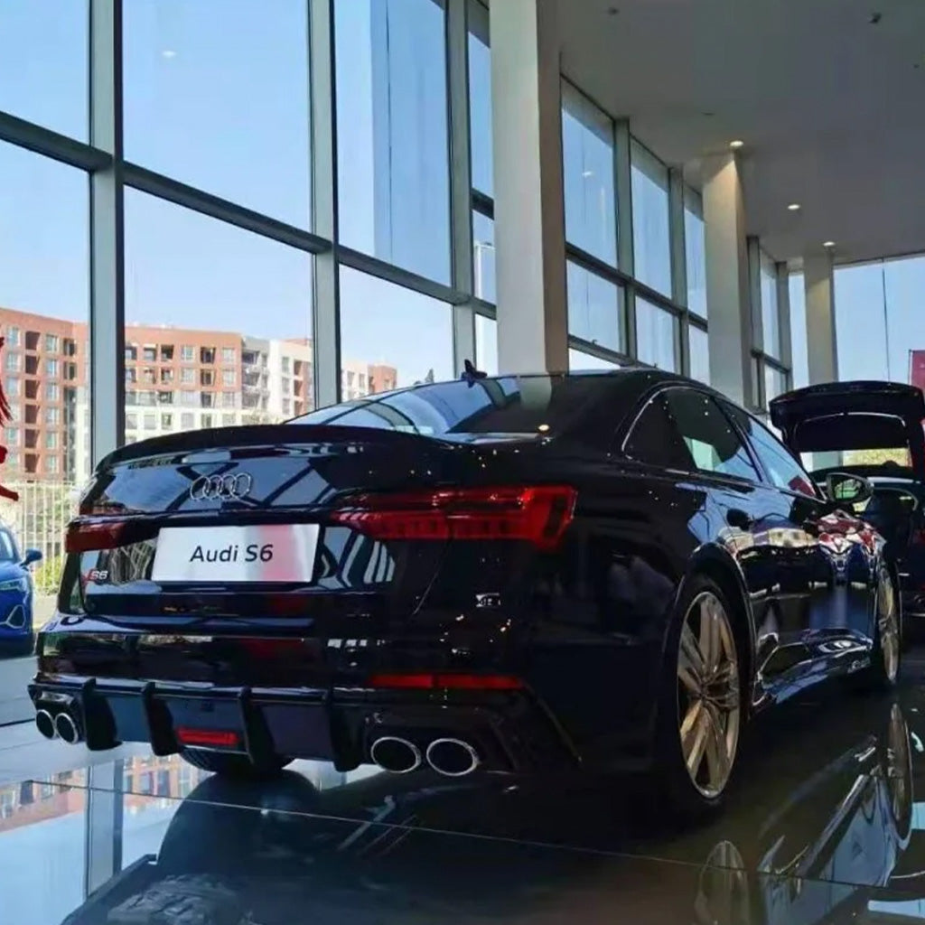Diffusor EVO-KB aus Dry Carbon - passend für Audi A6 / S6 mit S-Line Exterieur Paket