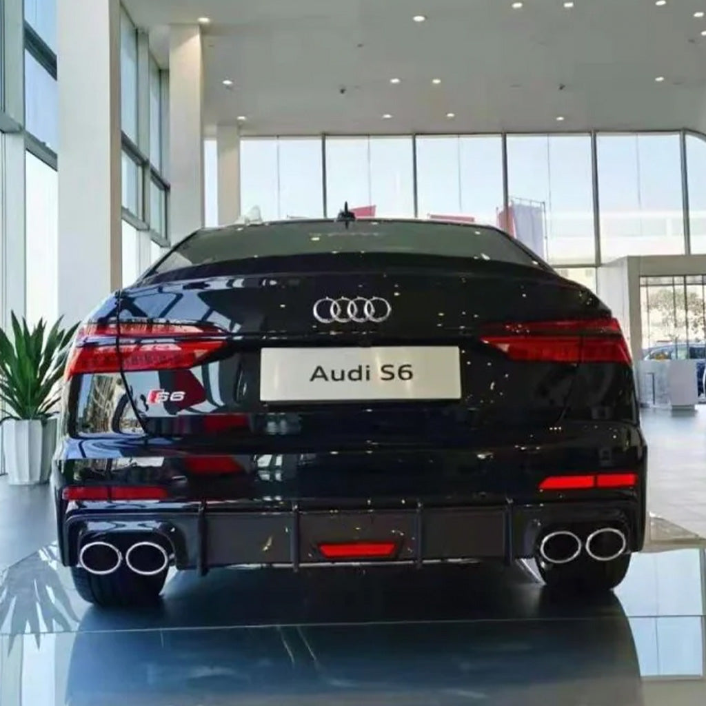 Diffusor EVO-KB aus Dry Carbon - passend für Audi A6 / S6 mit S-Line Exterieur Paket