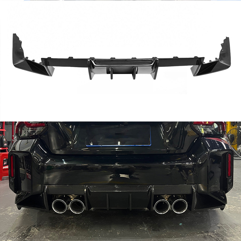 Diffusor EVO-R4 aus Dry Carbon - passend für BMW M2 G87