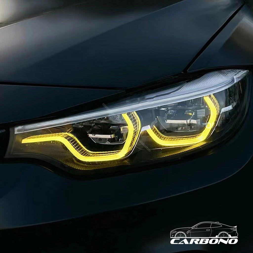 Tagfahrlicht gelb inkl. Umschaltfunktion CSL - BMW M3, M4 (F80, F82, F83), 4er (F32, F33, F34, F36) LCI