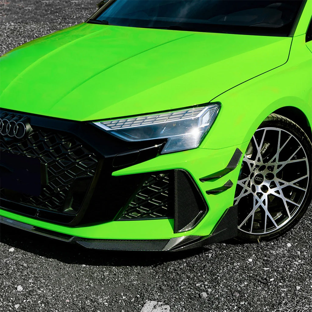 Frontlippe EVO-SQ-A aus Dry Carbon - passend für Audi RS3 8Y
