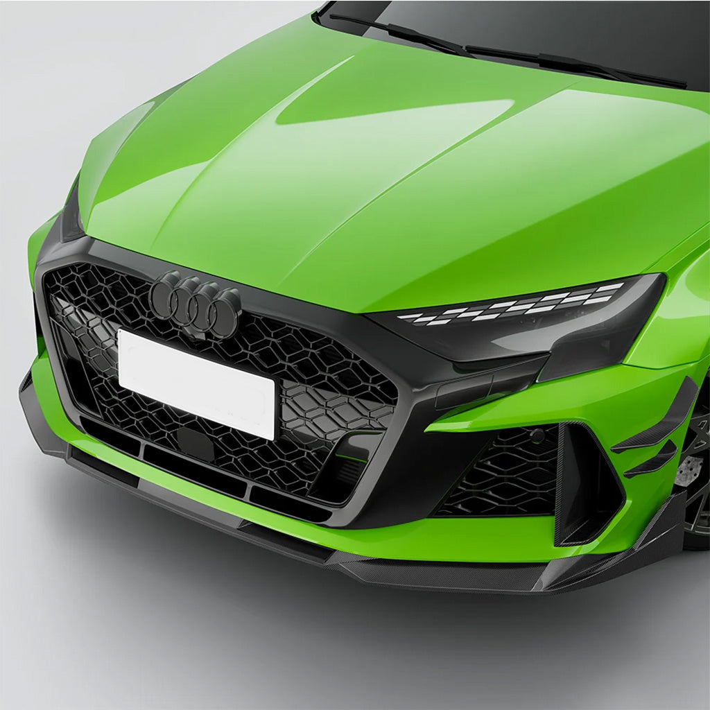 Frontlippe EVO-SQ-A aus Dry Carbon - passend für Audi RS3 8Y