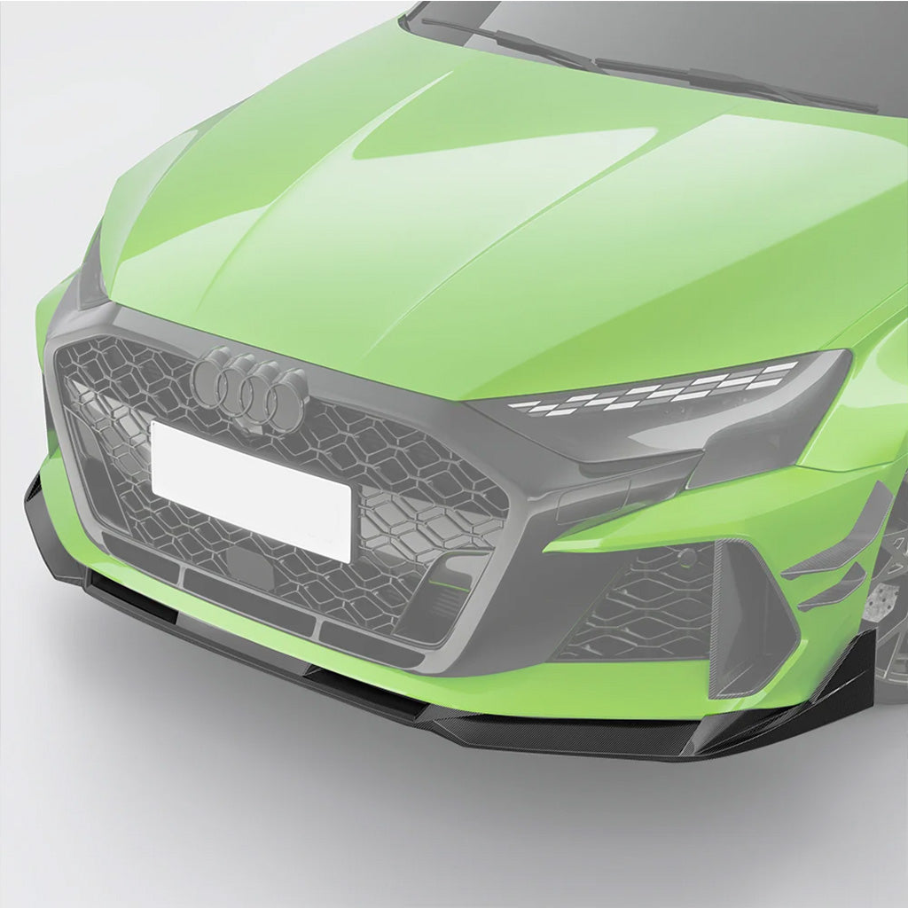 Frontlippe EVO-SQ-A aus Dry Carbon - passend für Audi RS3 8Y