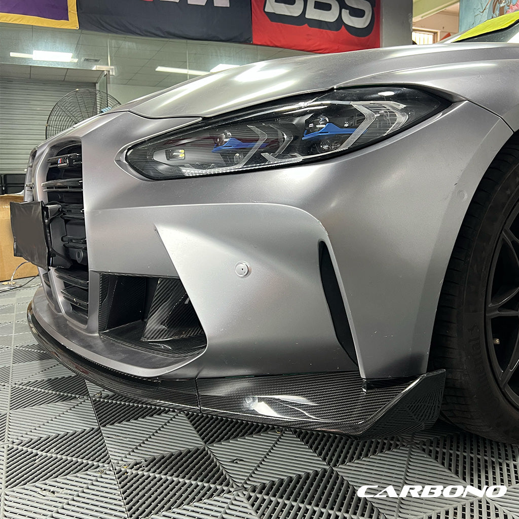 Frontlippe CB EVO-V4 aus Dry Carbon - passend für BMW M3, M4 (G80, G81, G82, G83)