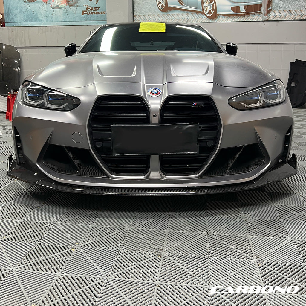 Frontlippe CB EVO-V4 aus Dry Carbon - passend für BMW M3, M4 (G80, G81, G82, G83)