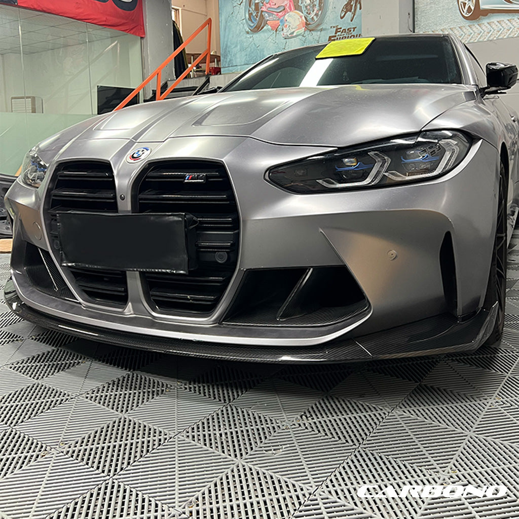 Frontlippe CB EVO-V4 aus Dry Carbon - passend für BMW M3, M4 (G80, G81, G82, G83)