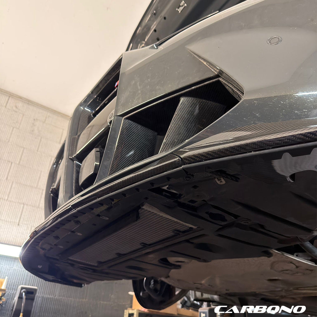 Carbono Spoilerlippen-Protektoren Unterfahrschutz