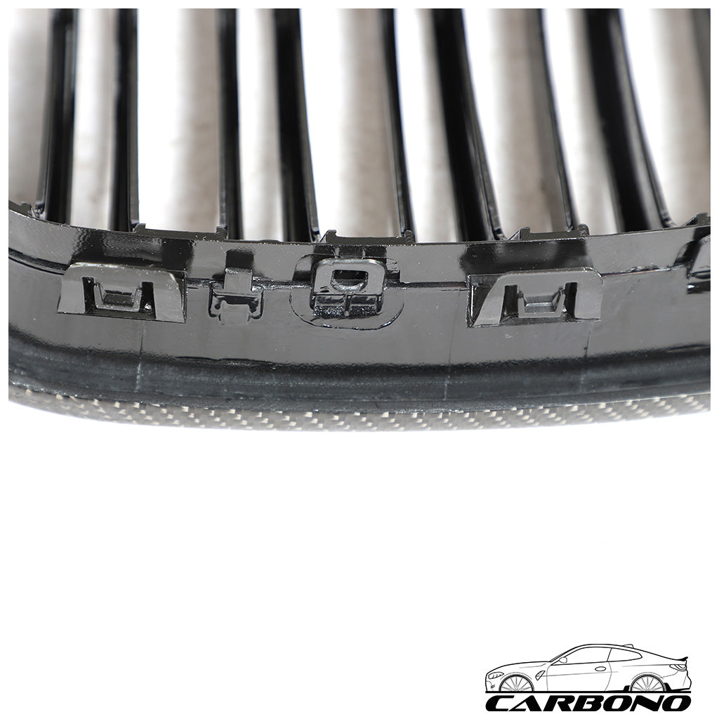 Grill aus Carbon + ABS im MP Style mit Doppelstrebe - BMW 1er F20