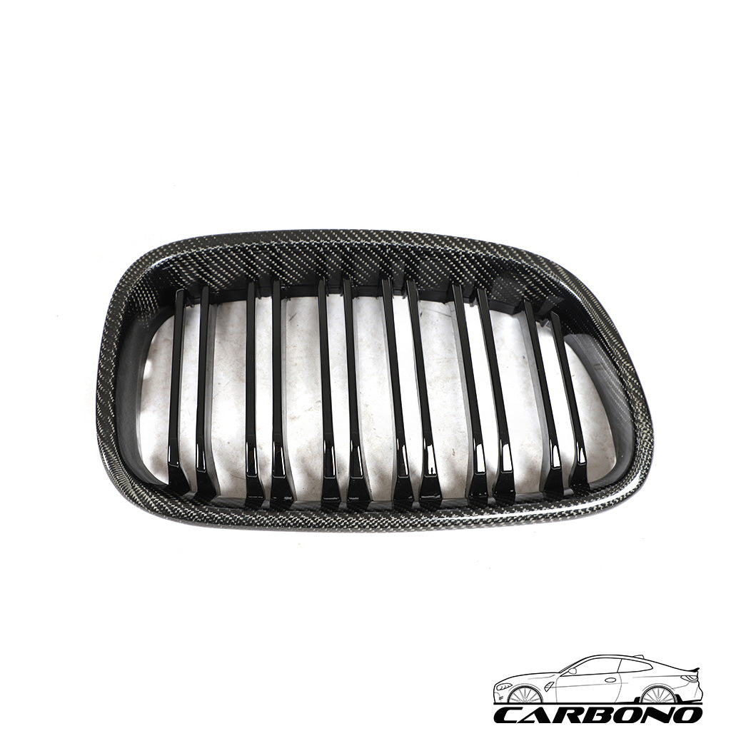Grill aus Carbon + ABS im MP Style mit Doppelstrebe - BMW 1er F20