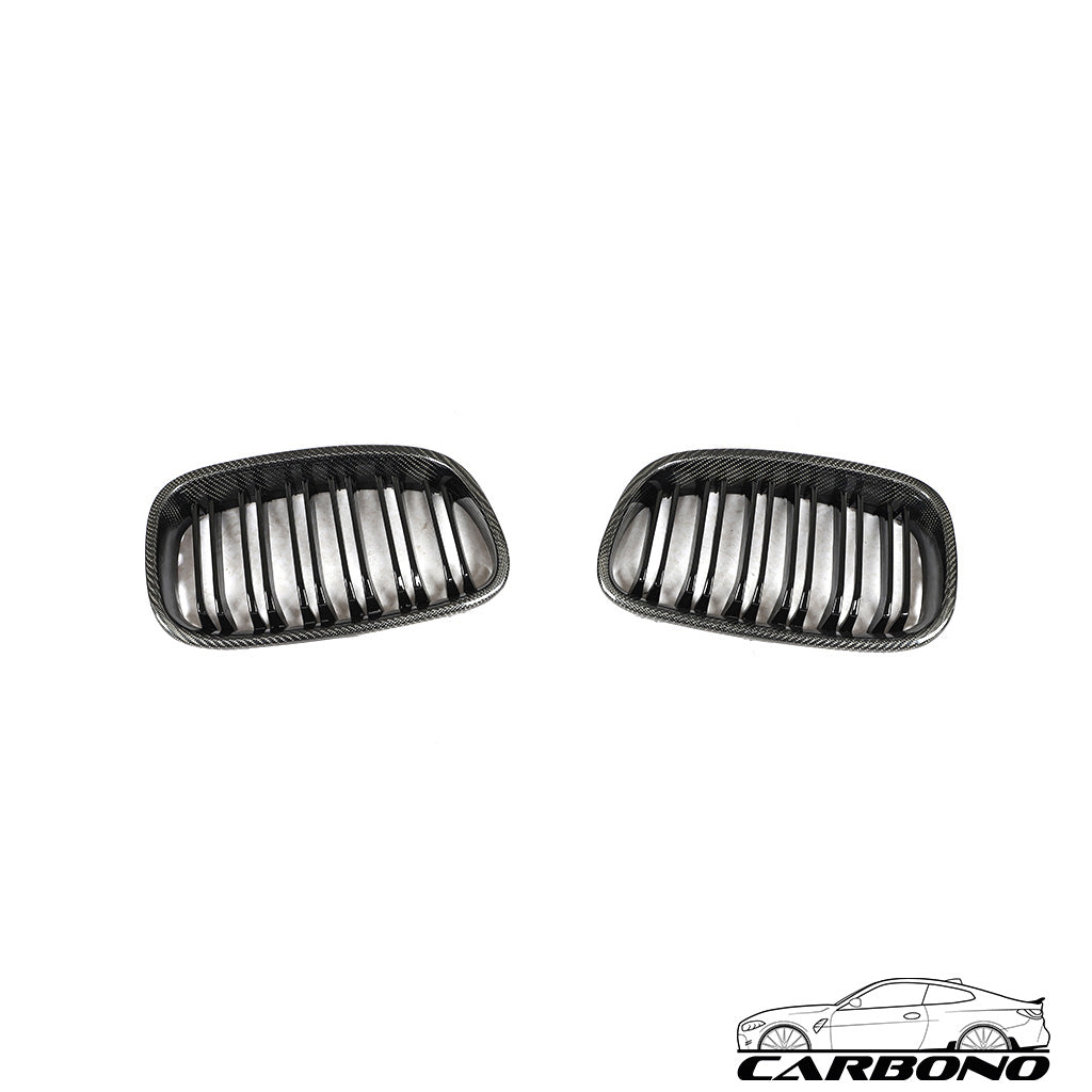 Grill aus Carbon + ABS im MP Style mit Doppelstrebe - BMW 1er F20