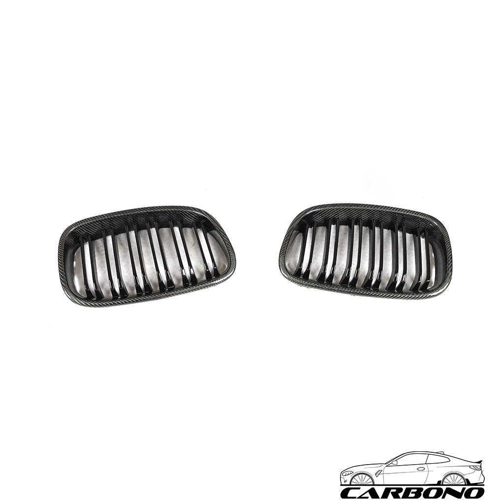 Grill aus Carbon + ABS im MP Style mit Doppelstrebe - BMW 1er F20