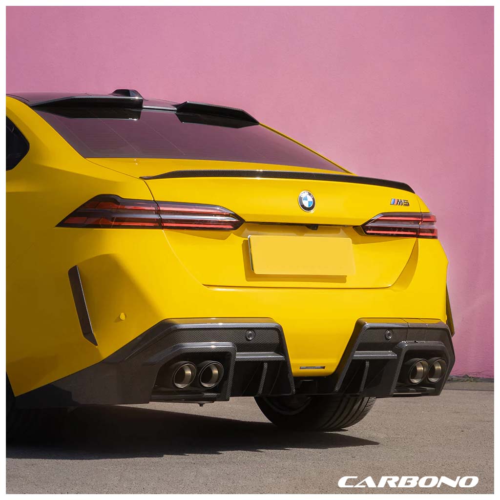 SOOQOO Heckdiffusor Type-A aus Dry Carbon – BMW M5 G90 / G99