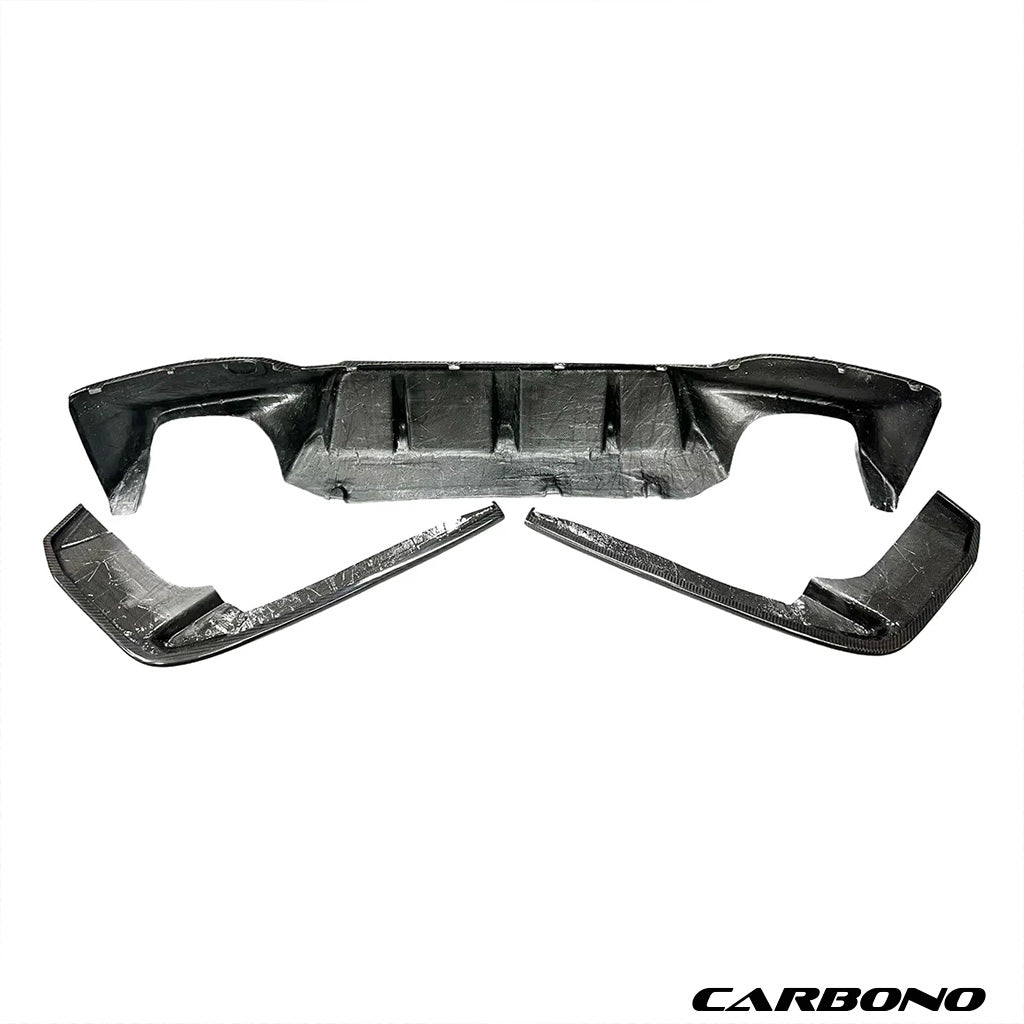 Dry Carbon 3D Heckdiffusor (3-teilig) – passend für BMW M5 F90
