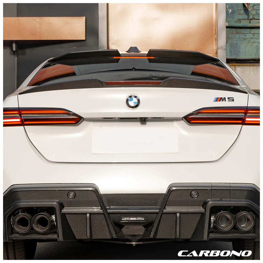 SOOQOO Heckspoiler aus Dry Carbon – BMW M5 G90 / 5er G60 / i5 G60