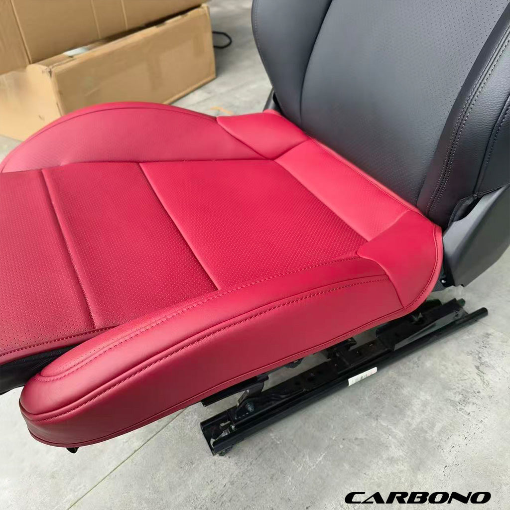 Lederschoner Sitzfläche passend für Porsche Sportsitze 14 Wege 911 (992)