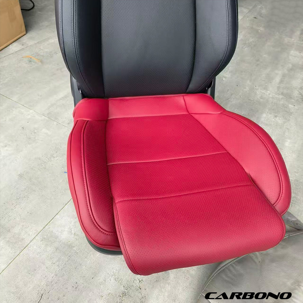 Lederschoner Sitzfläche passend für Porsche Sportsitze 14 Wege 911 (992)